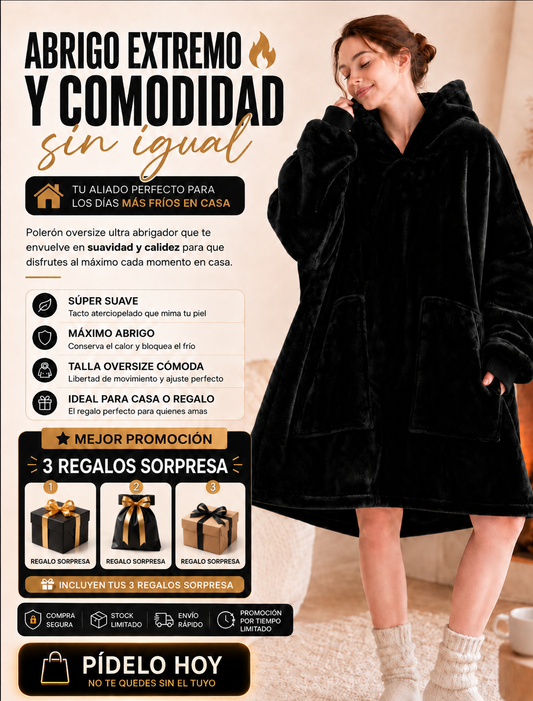 POLERONES OVERSIZED DE FELPA ACOLCHADOS - EARLY WINTER