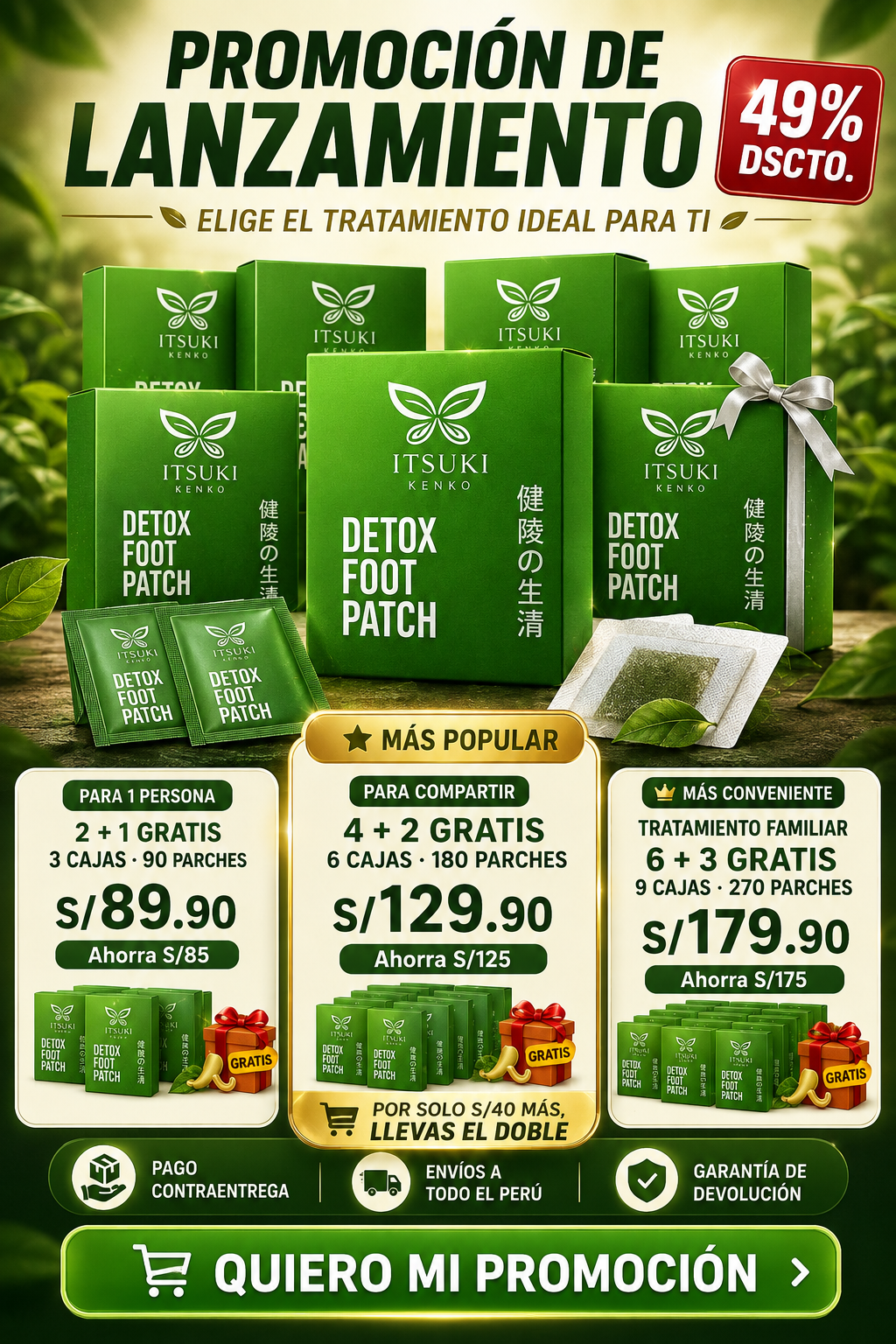 PARCHES DETOX ORIGINALES - 50% OFF POR LANZAMIENTO