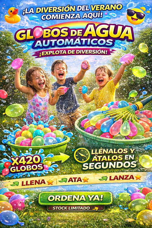PACKS AGUA SPLASH 💦🎈- IMPORTADO USA